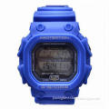 Waterproof Solar Power Silicone Wrist Watch with SGS, RoHS and CE Certifications